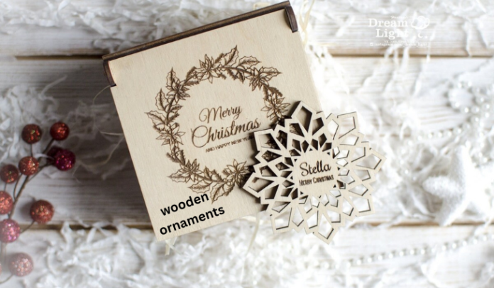 wooden ornaments